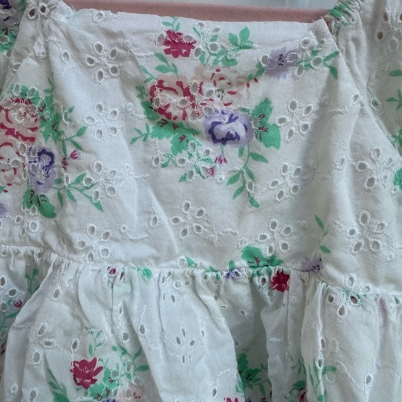 NWOT Wonderkids 18M White Floral Lace Inlet Girls Party Dress - Picture 2 of 4